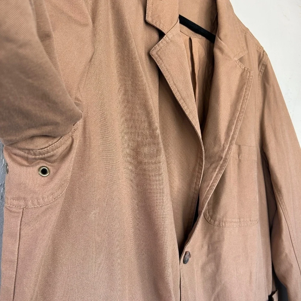 Duluth Trading Co Men Size XL Tall Fire Hose Presentation Jacket Blazer Coat